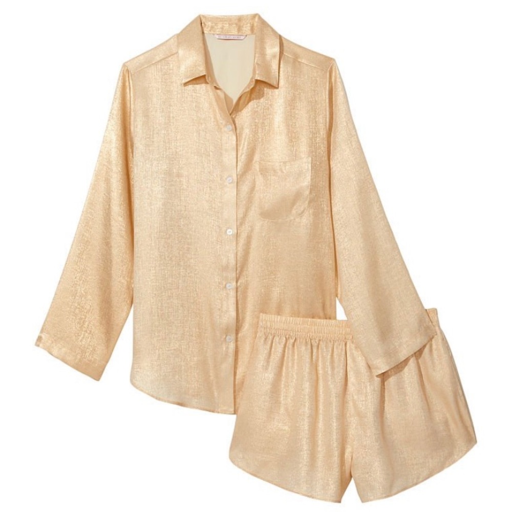 Gold Victoria’s Secret Pajama Set